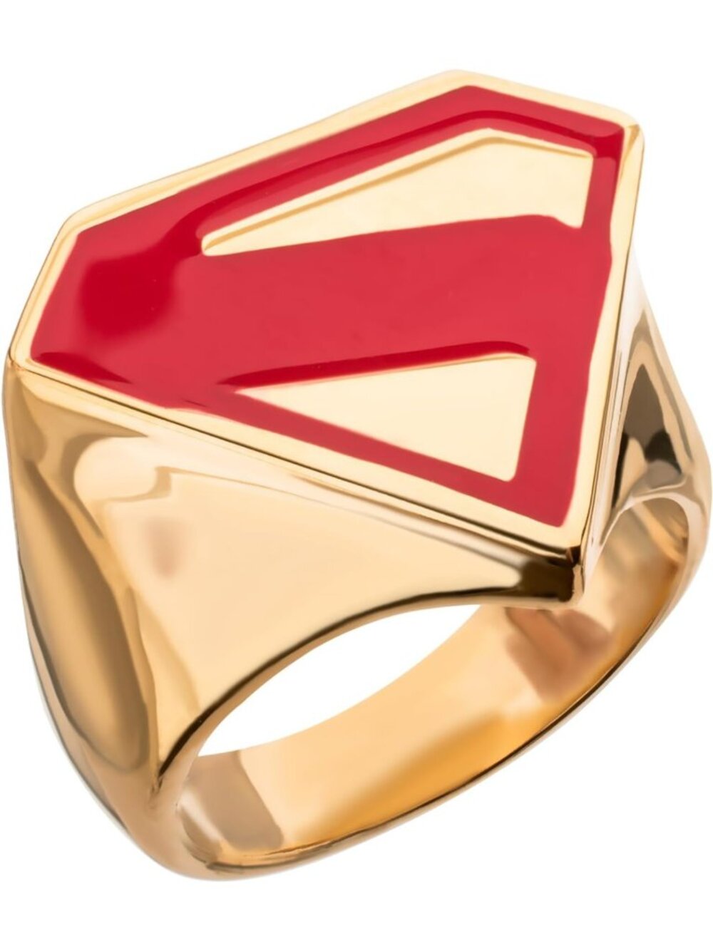 Superman Logo Signet Ring | Stylish Men's Jewelry | Unique Gift Idea